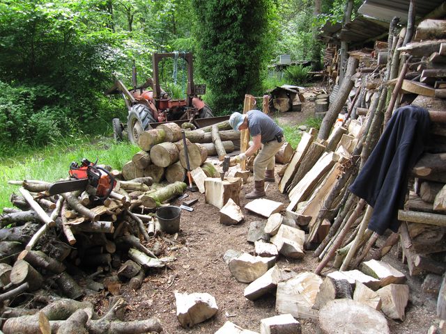 splitting logs
